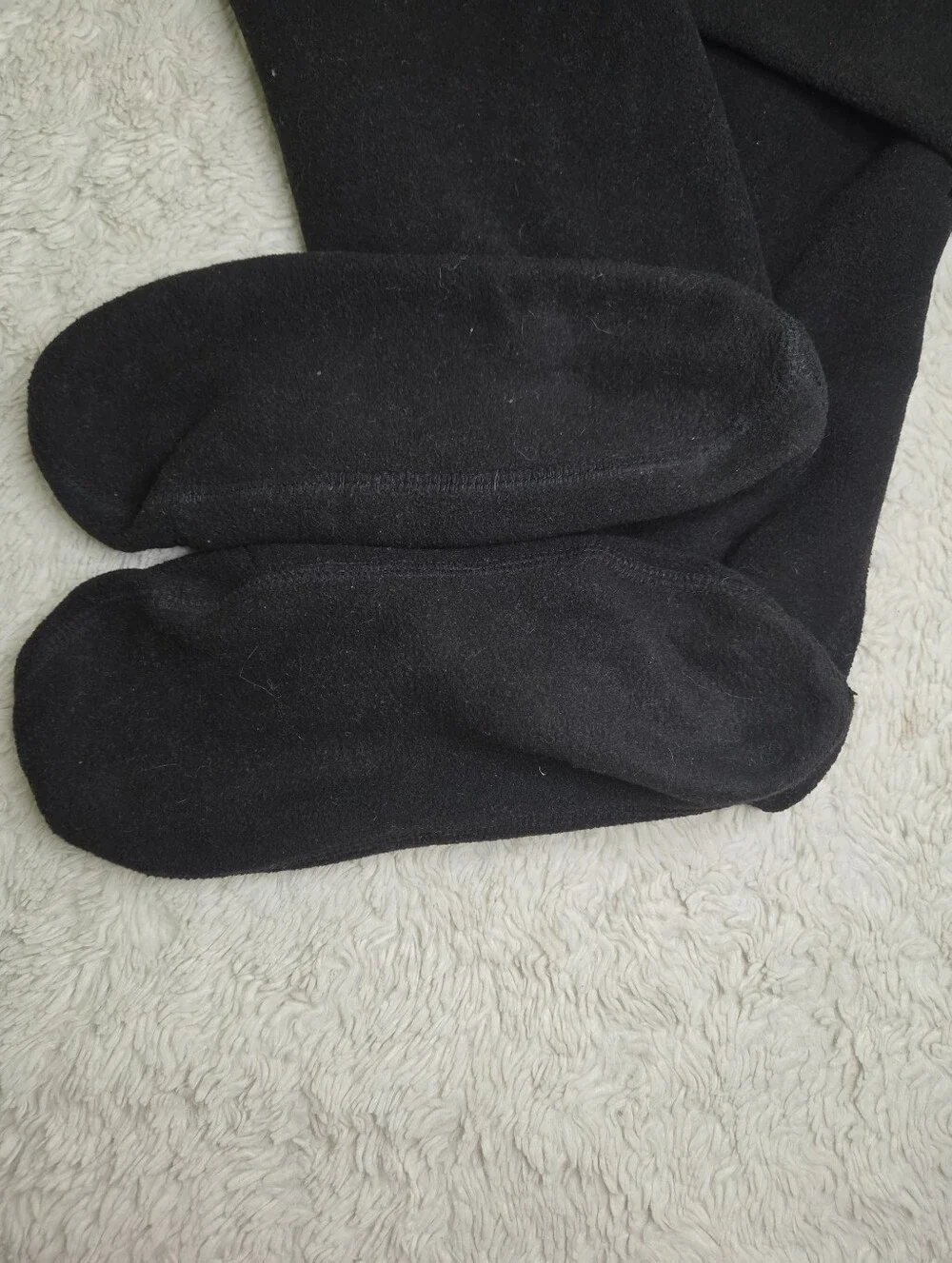 Unatalla Black Fleece Boot Socks Inserts Liners Onesize